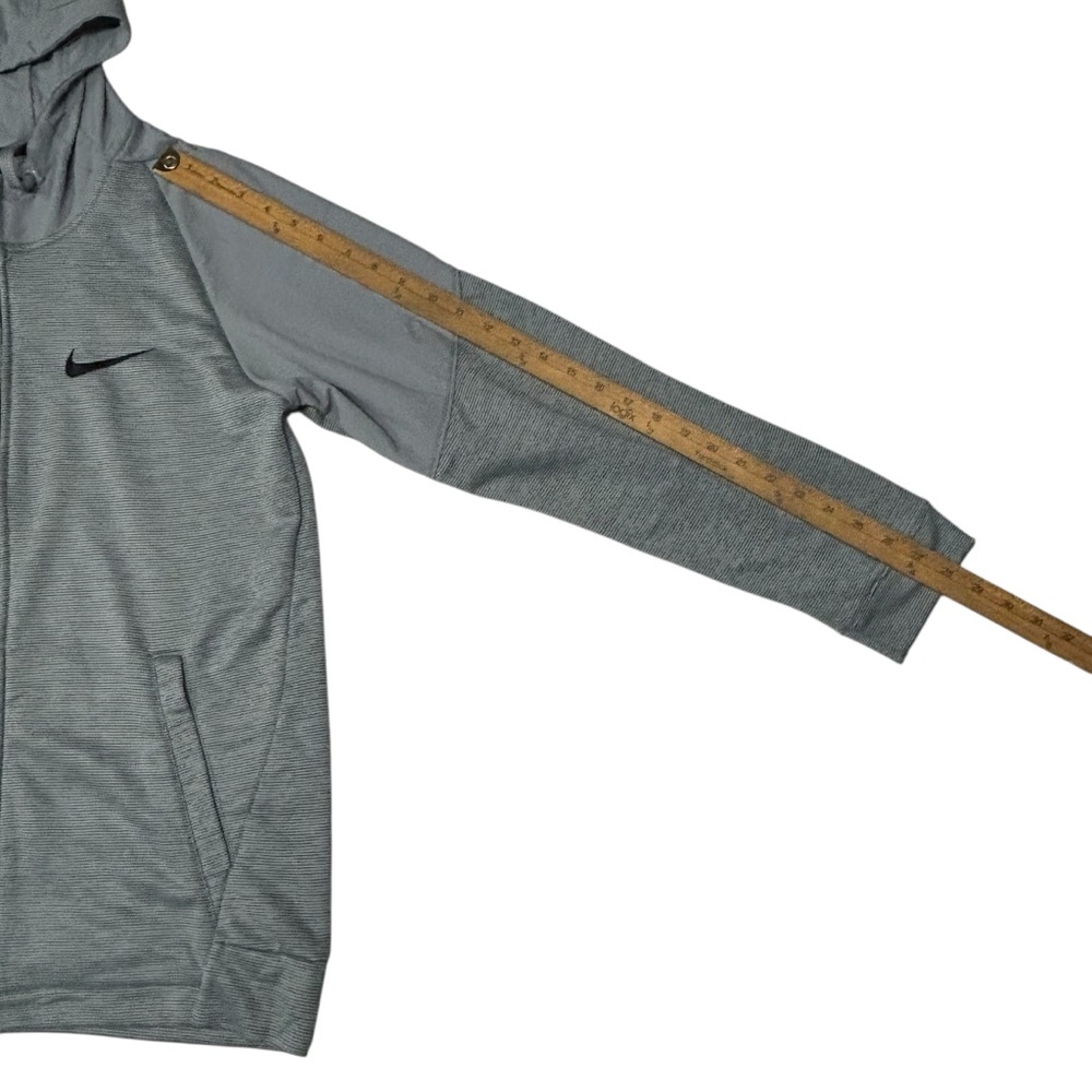 Nike Dry Fit Mens Size M Hoodie Full Zip Gym Running Training Activewear Pockets - Picture 8 of 10